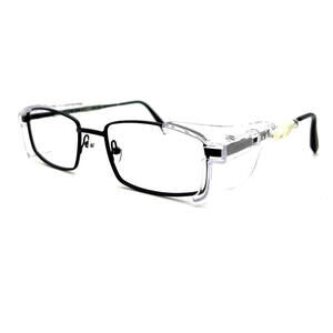 NEW PENTAX DP620 BLACK SAFETY AUTHENTIC EYEGLASSES 53-18-140